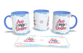 Caneca av� � m�e em dobro