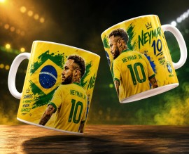 Arte para caneca Neymar mod. 03 - Franciele Oliveira