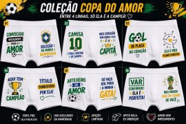 Cole��o Cuecas Copa do Amor  / Franciele Oliveira