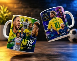 Arte para caneca Neymar mod. 01 - Franciele Oliveira