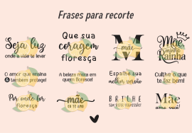 Cole��o frases para recorte  / Lima Lim�o Design