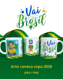 Caneca Figurinha Copa / Franciele Oliveira